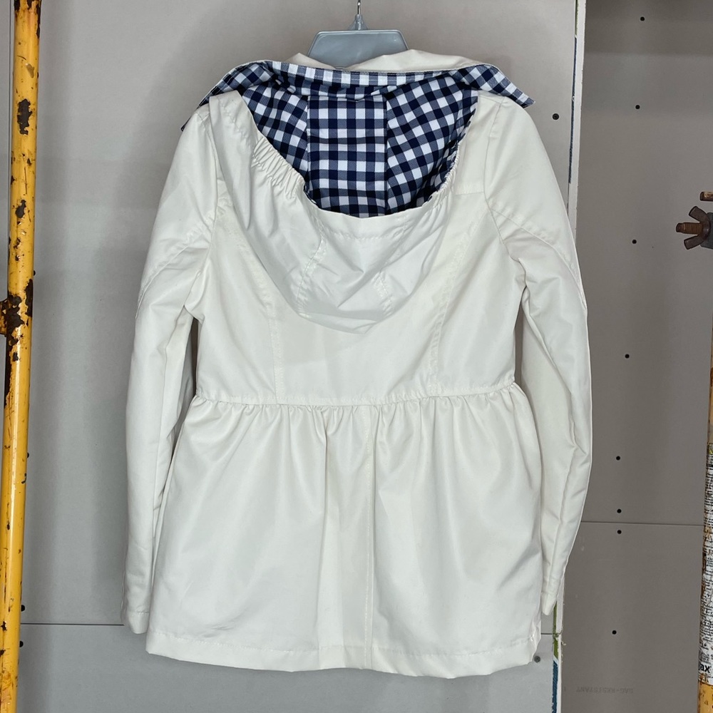 London Fog Lightweight Hoodie Trench Coat - Picture 5 of 6